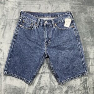 Levi's 405 Men's Denim Shorts Size 30 Blue Standard Fit Medium Wash NEW